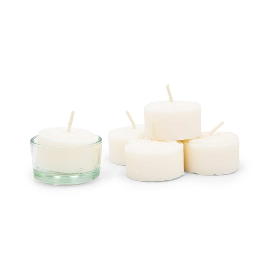 Faerly Candles Rapeseed Wax Tealight Candles - Flowers - 25 Pack