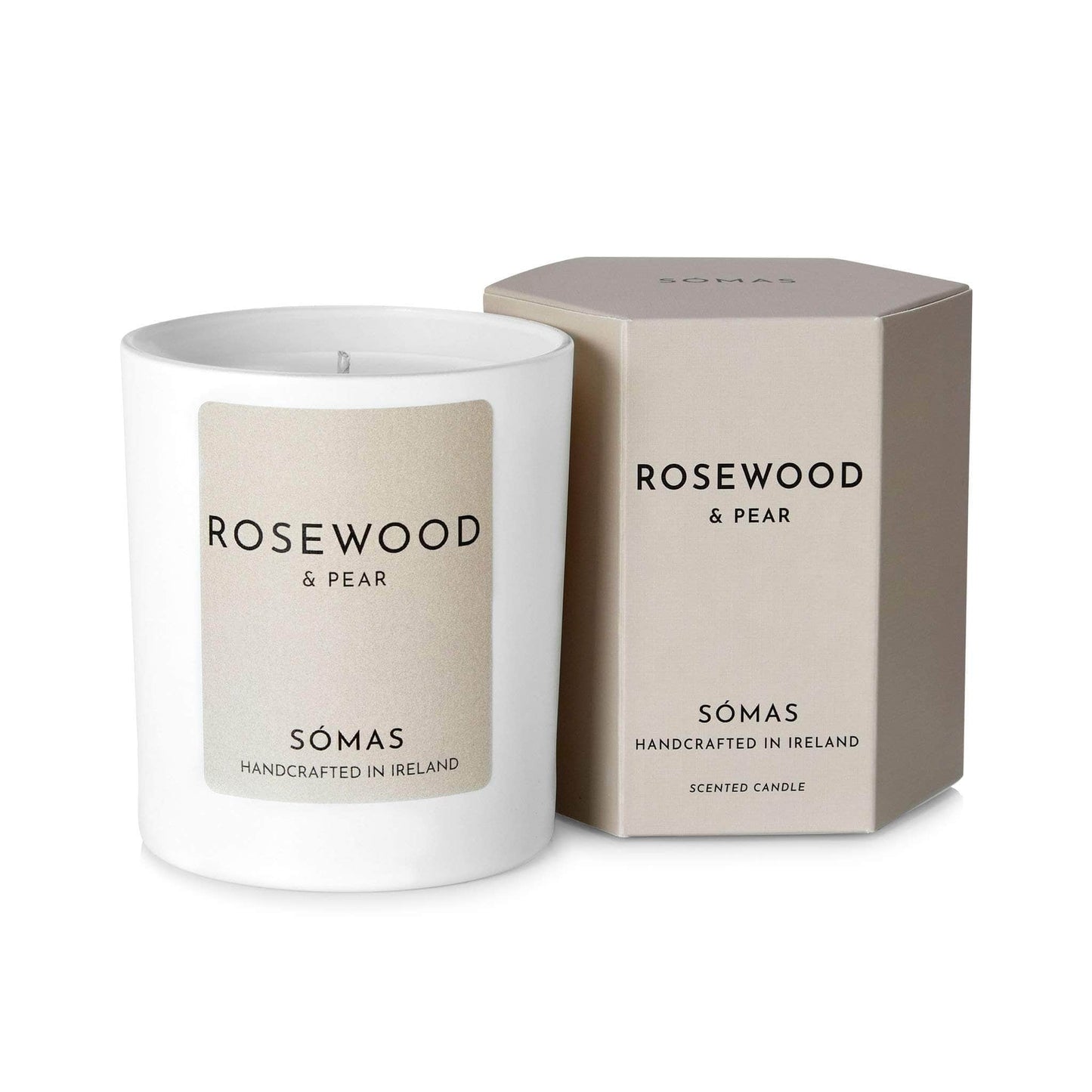 Sómas Candles Rosewood & Pear Scented Luxury Soy Candle - Sómas Studio