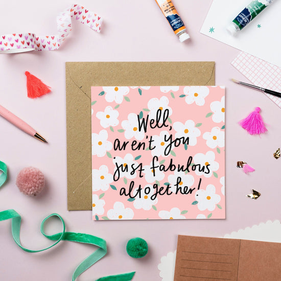 Load image into Gallery viewer, Pickled Pom Pom Cards Well Aren&amp;#39;t You Just Fabulous Altogether!  - Pickled Pom Pom Cards
