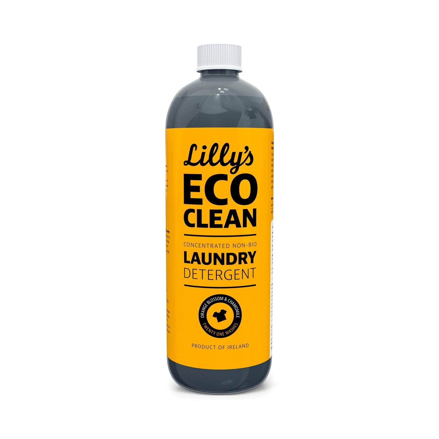 Lilly's Eco Clean Cleaning Detergent Non-bio Laundry Liquid Orange Blossom & Chamomile 1l