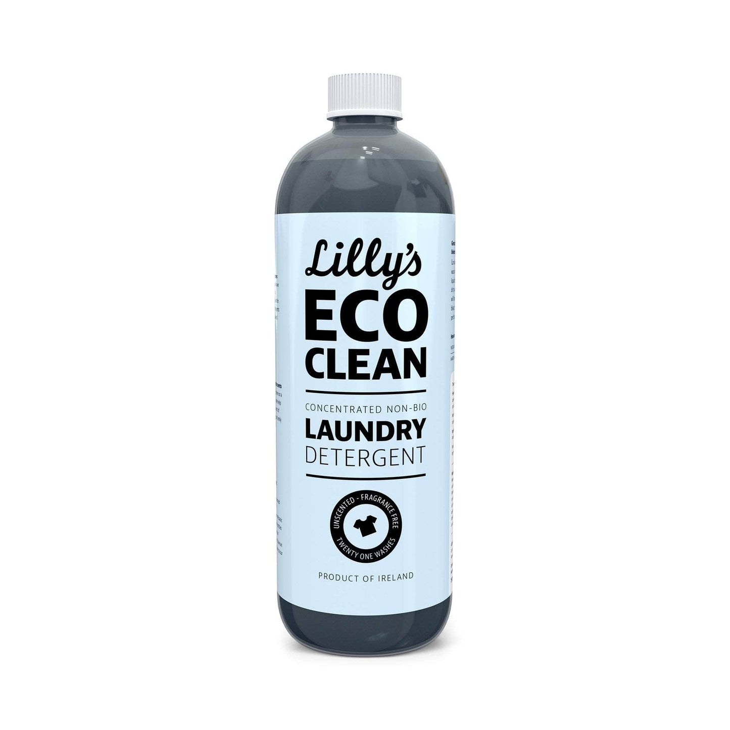 Lilly's Eco Clean Cleaning Detergent Non Bio Laundry Liquid Unscented with Organic Aloe Vera (Org) 1L