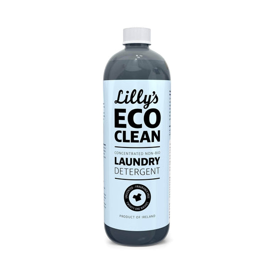 Lilly's Eco Clean Cleaning Detergent Non Bio Laundry Liquid Unscented with Organic Aloe Vera (Org) 1L