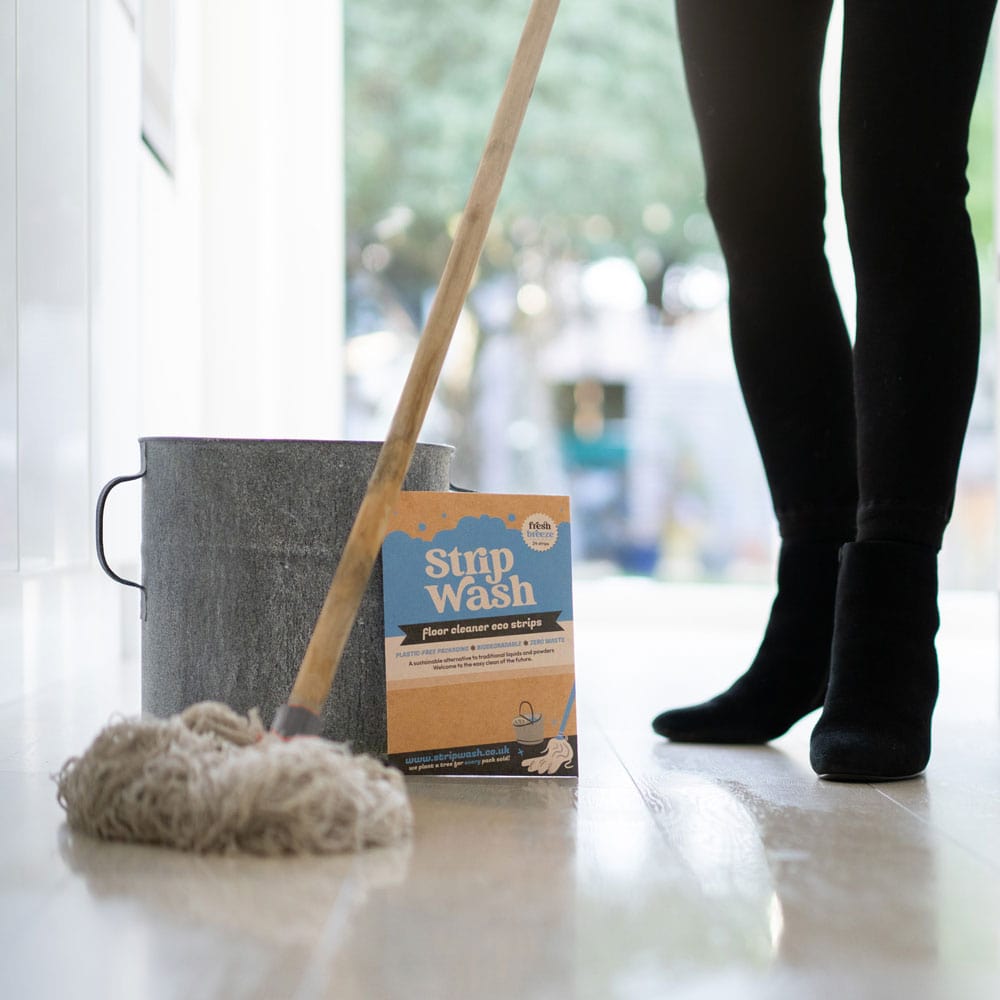 ecoLiving Cleaning Detergent Stripwash Floor Cleaner Strips - Fresh Breeze