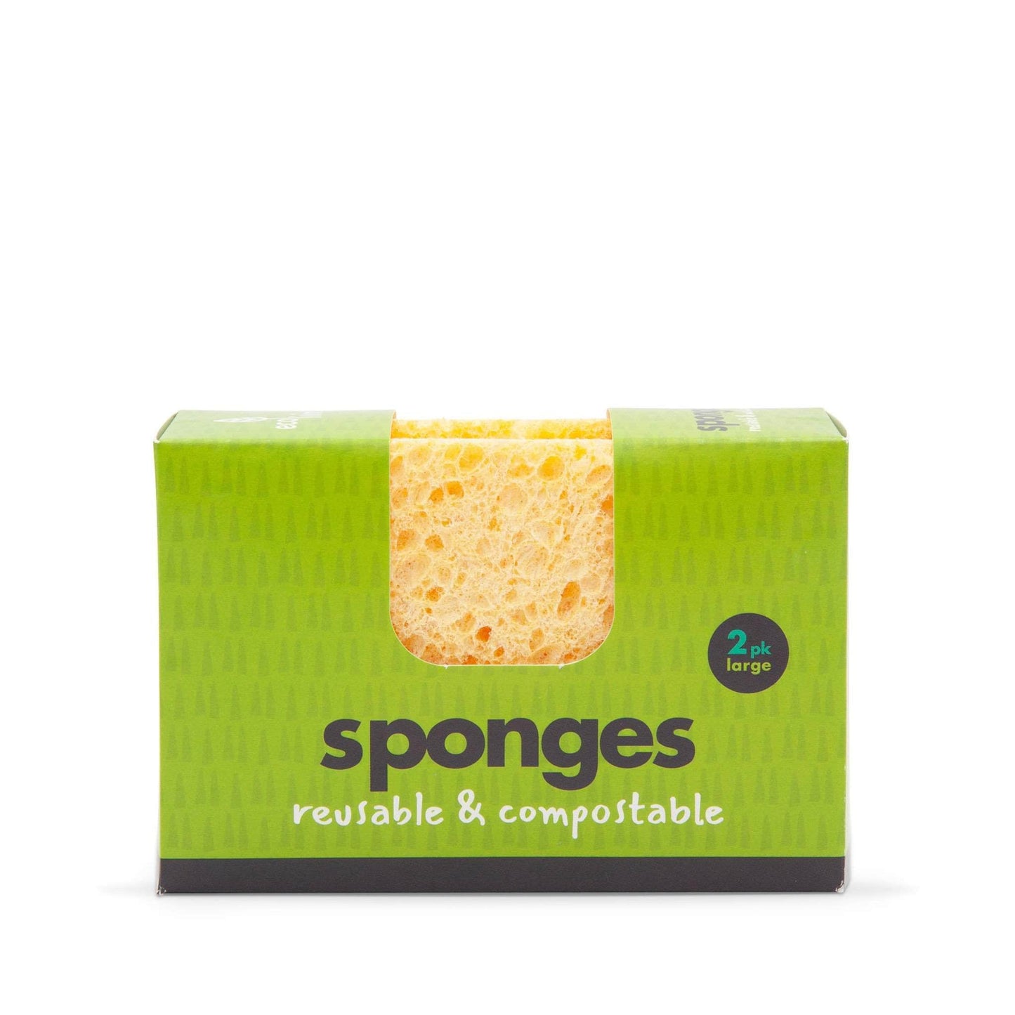 ecoLiving Cloths Large Compostable Sponge - Twin Pack