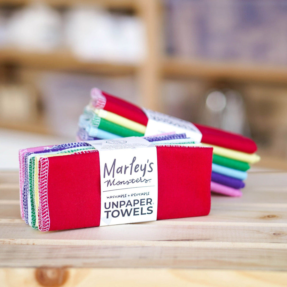 UNpaper Towels 6Pack Rainbow Solids Marley's Monsters Faerly