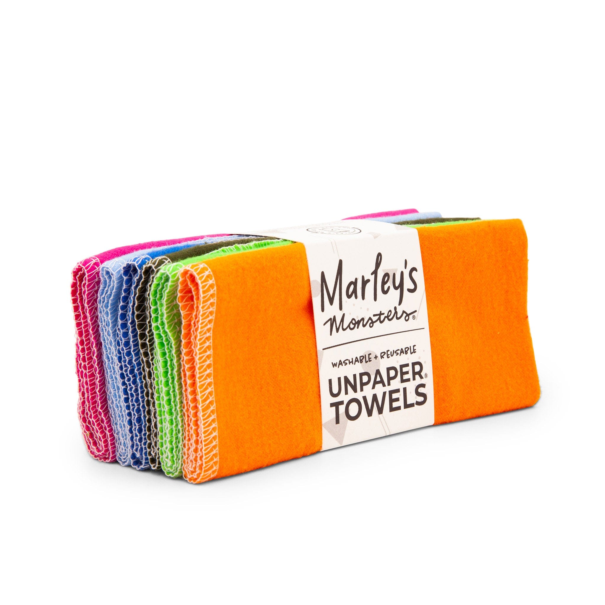 UNpaper Towels 6Pack Rainbow Solids Marley's Monsters Faerly