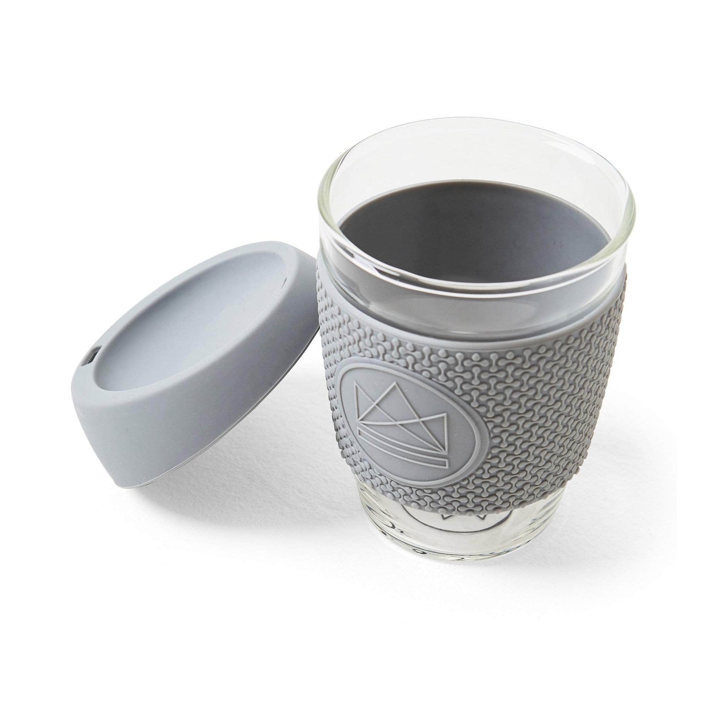Neon Kactus Coffee Cup Neon Kactus - Glass Coffee Cups -  12oz - Forever Young Grey