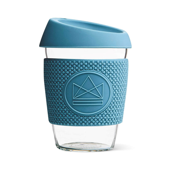 Neon Kactus Coffee Cup Neon Kactus - Glass Coffee Cups - 12oz - Super Sonic Pastel Blue