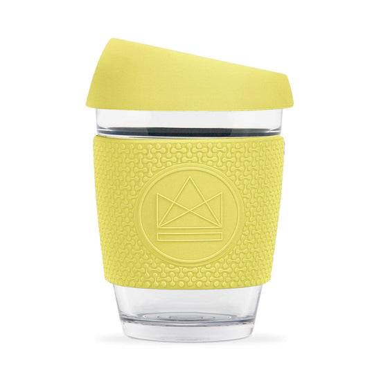 Neon Kactus Coffee Cup Neon Kactus - Glass Coffee Cups - 8oz - Sun Is Shining Yellow