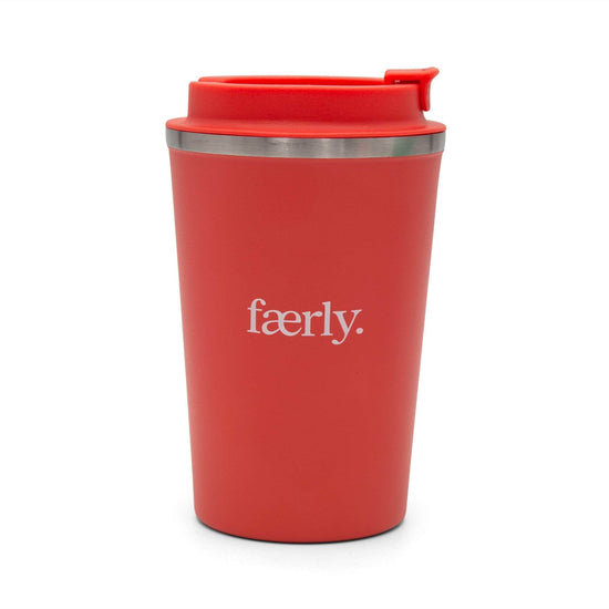 Neon Kactus Coffee Cup Stainless Steel Insulated Coffee Cup - 12oz - Dream Believer Red/Coral