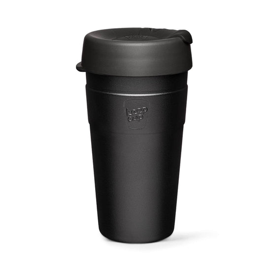 Keepcup Thermal Coffee Cups KeepCup Thermal Insulated Reusable Coffee Cup  16oz Lrg Black