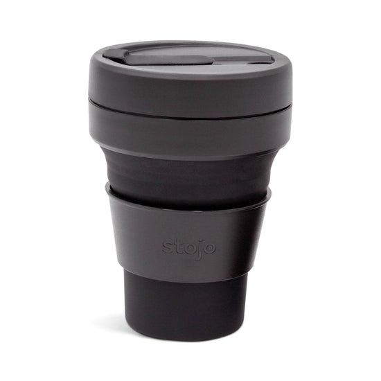 Stojo Coffee Cups Stojo Collapsible & Reusable Travel Mug 12oz/355ml - Ink