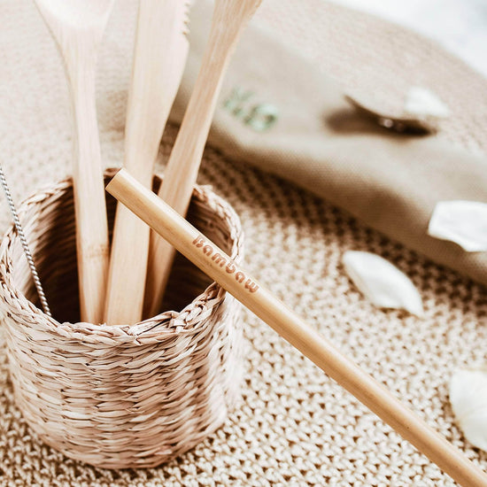 Bambaw Cutlery Bambaw Bamboo Cutlery Set in Cotton Bag