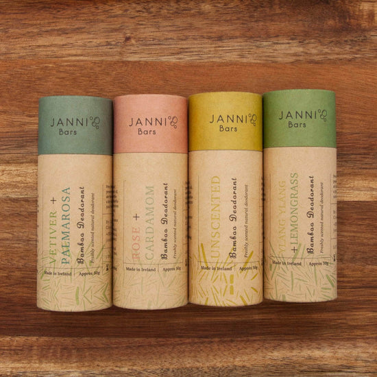 Janni Bars Deodorant Janni Bars Bamboo Deodorant - Rose & Cardamom