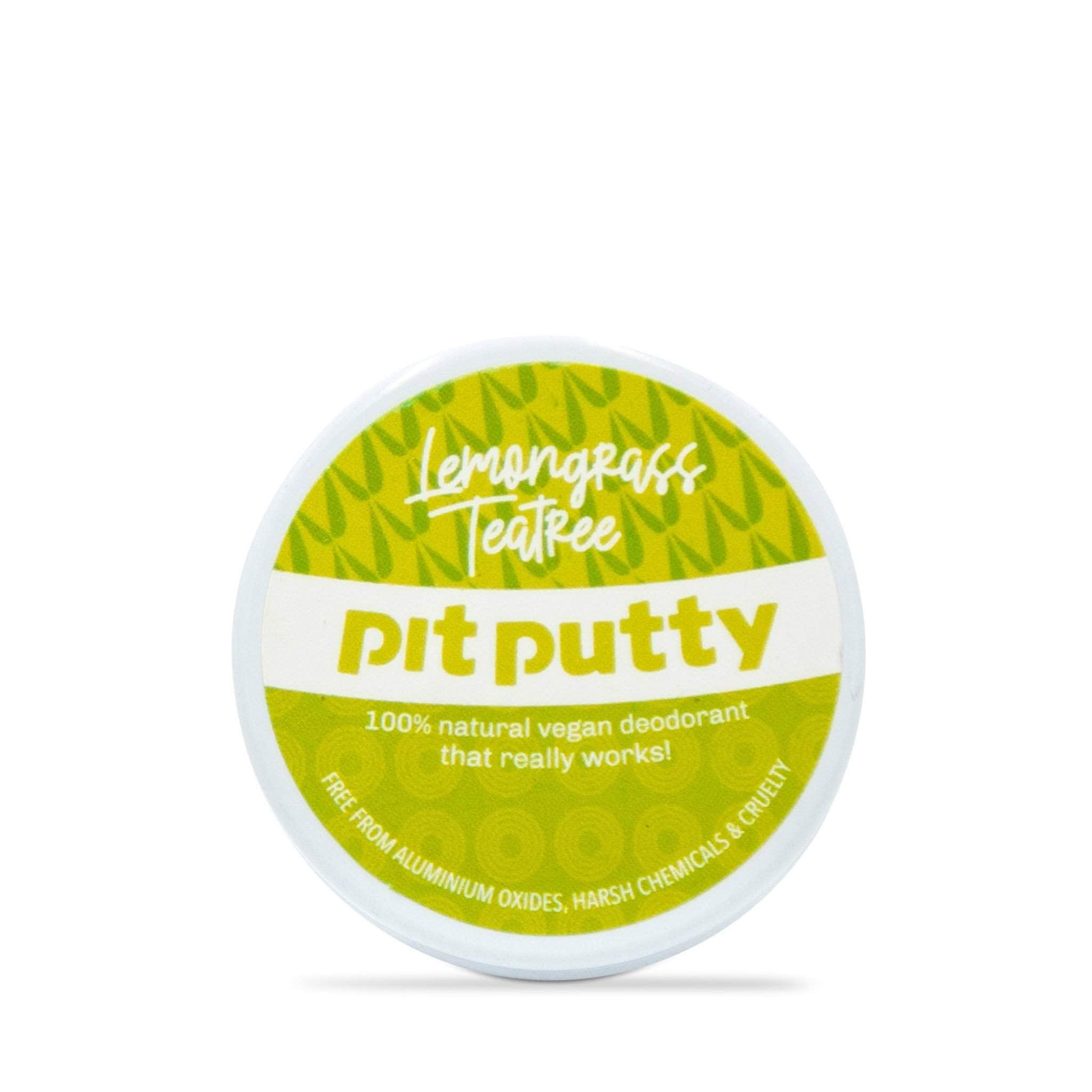 Pit Putty Deodorant - Lemongrass & Tea Tree - Tester Mini 15gm – Faerly