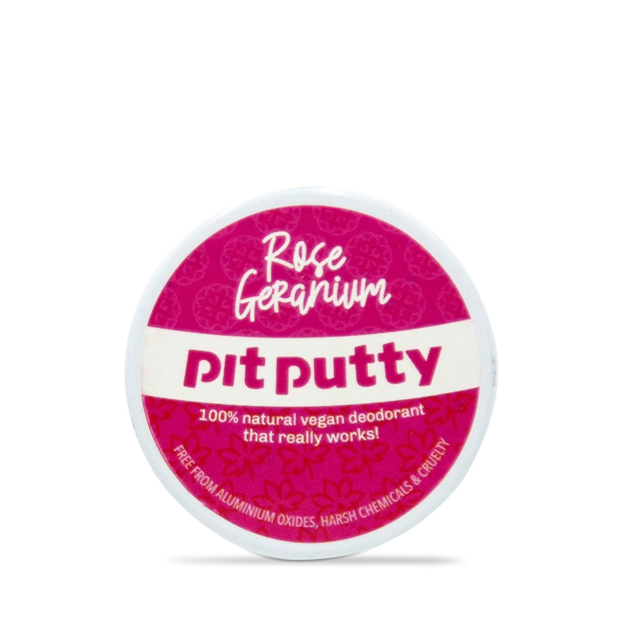 Pit Putty Deodorant - Rose Geranium - Tester Mini 15gm – Faerly