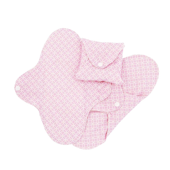Imse Vimse Feminine Pads & Protectors Active - Pink Halo Reusable Panty Liners - Active - Set of 3 - Imse Vimse