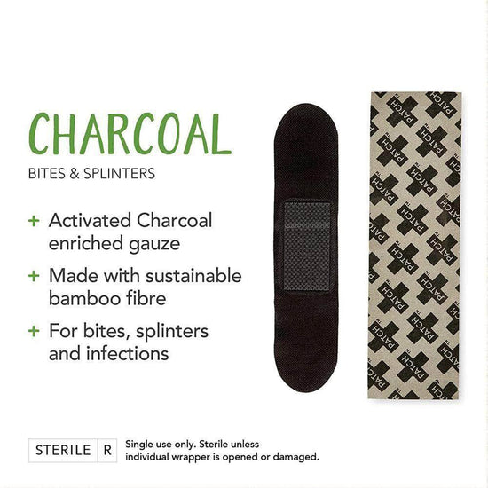 Patch First Aid Patch Bamboo Plasters Charcoal