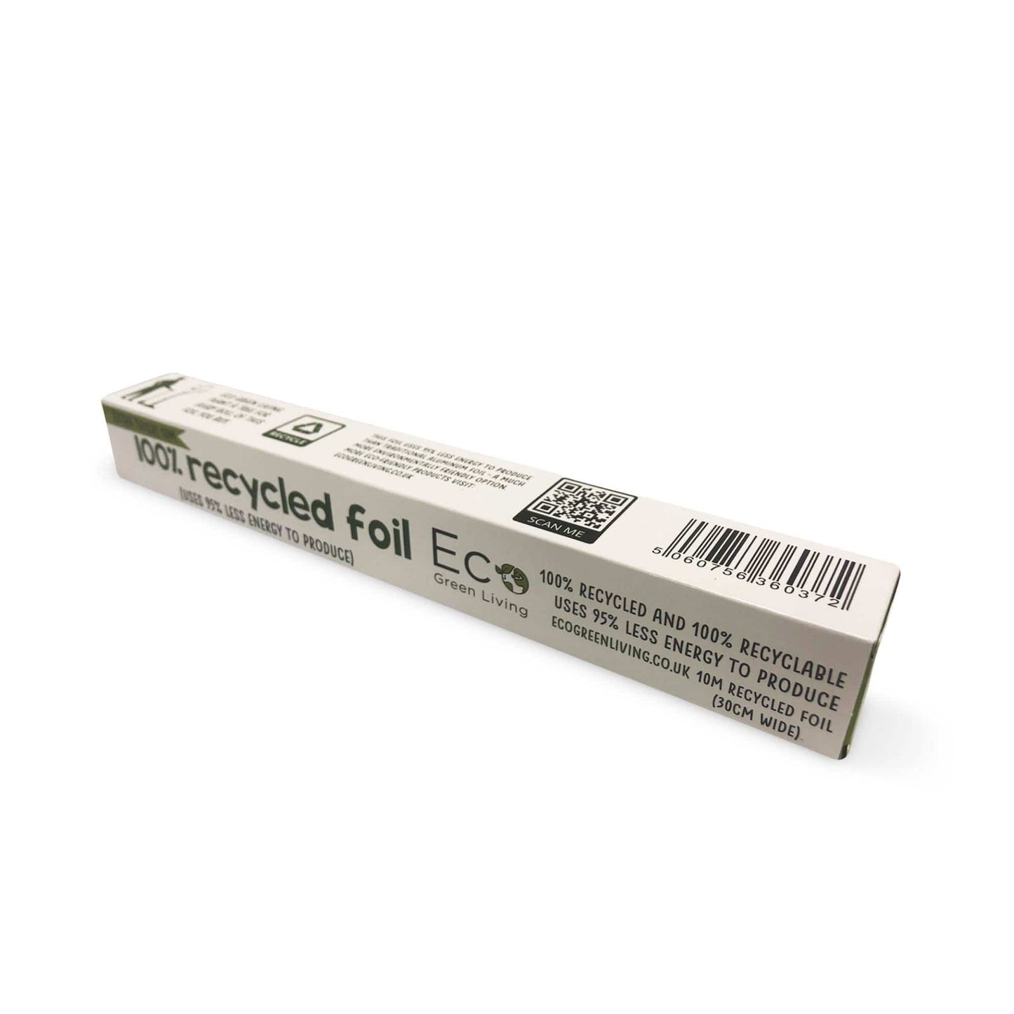 Eco Green Living Food Wrap 100% Recycled Aluminium Foil - 30cm x 10m