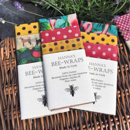 Hanna's Wraps Food Wrap Hanna's Beeswax Wraps - Large Kitchen 3-Pack