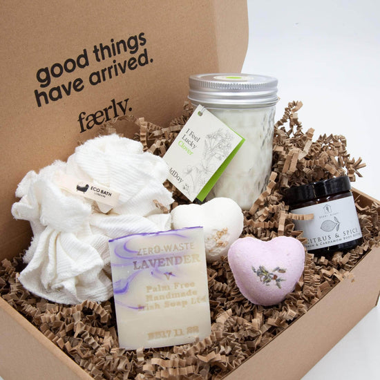 Load image into Gallery viewer, Faerly Gift Box Fresh Cut Meadow Treat Yo-Self - Self Care Gift Box

