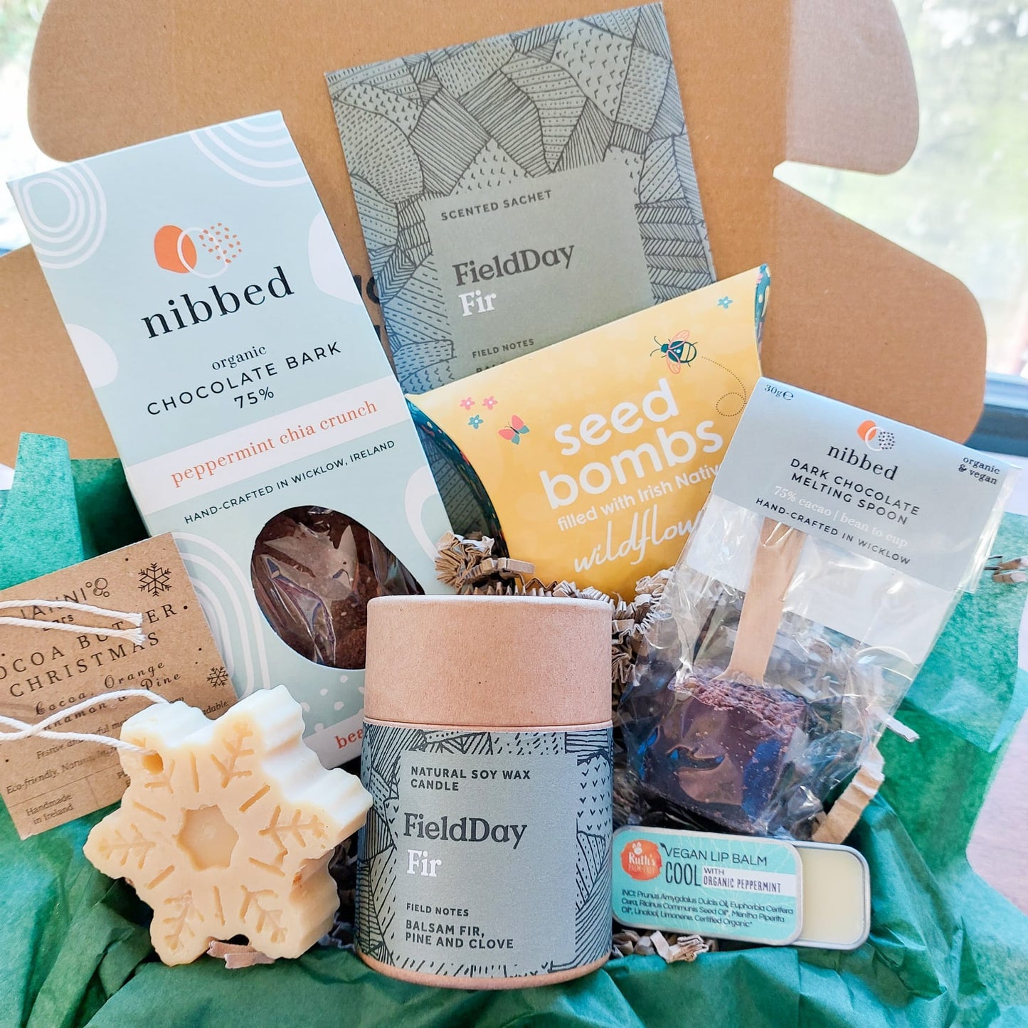 Faerly Gift Box Fresh Fir Sunshine Self Care Package - Holiday Edition
