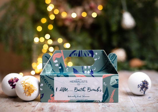 Dublin Herbalists Gift Box I AM…Bath Bombs Gift Box - Three Blissful Bath Time Experiences - Dublin Herbalists