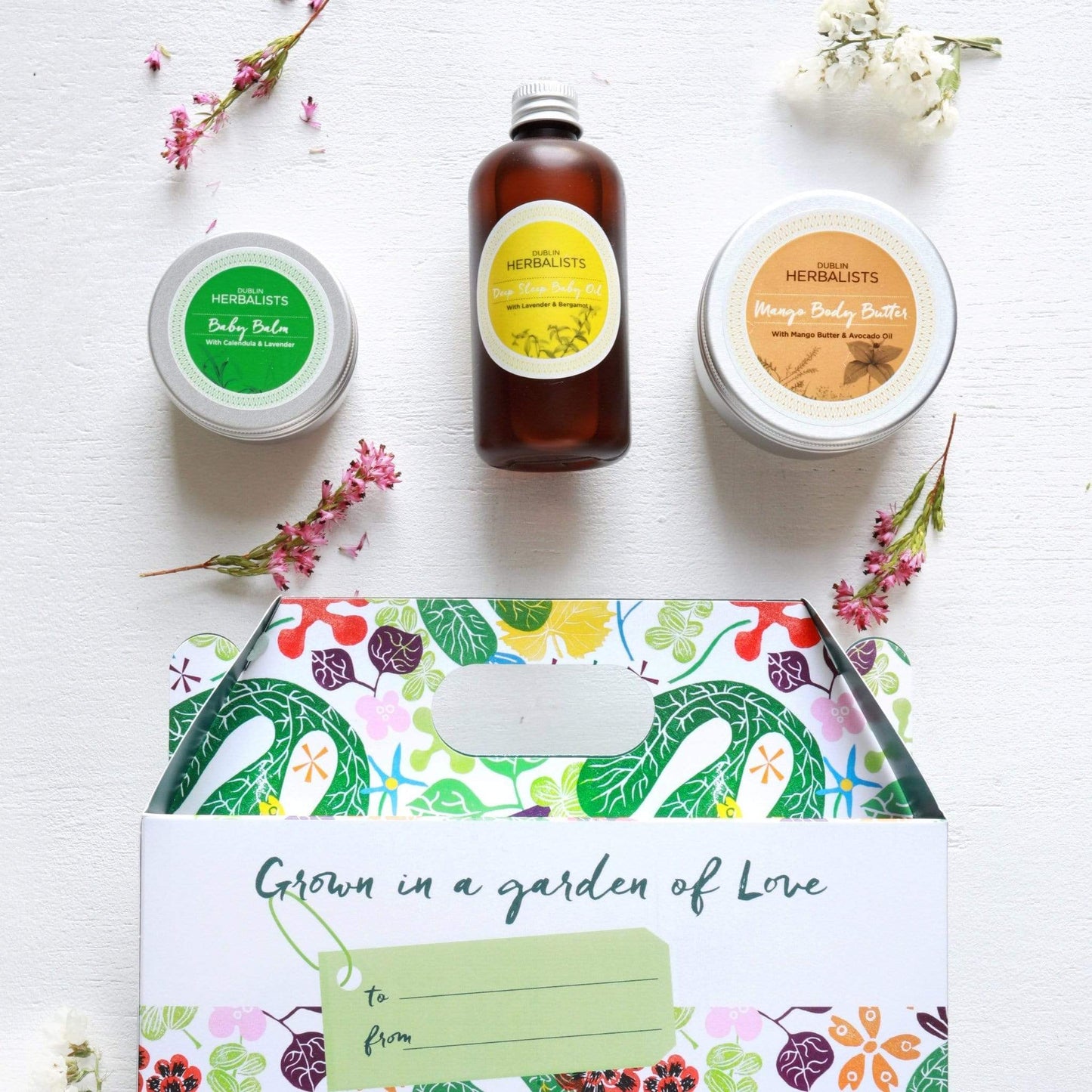Dublin Herbalists Gift Box New Baby Collection Gift Set - Dublin Herbalists