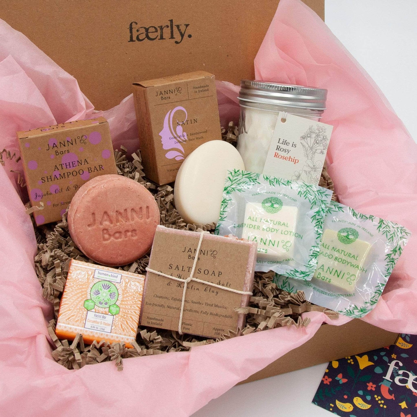 Faerly Gift Box Rose Pink Irish Makers Love & Grá Gift Box