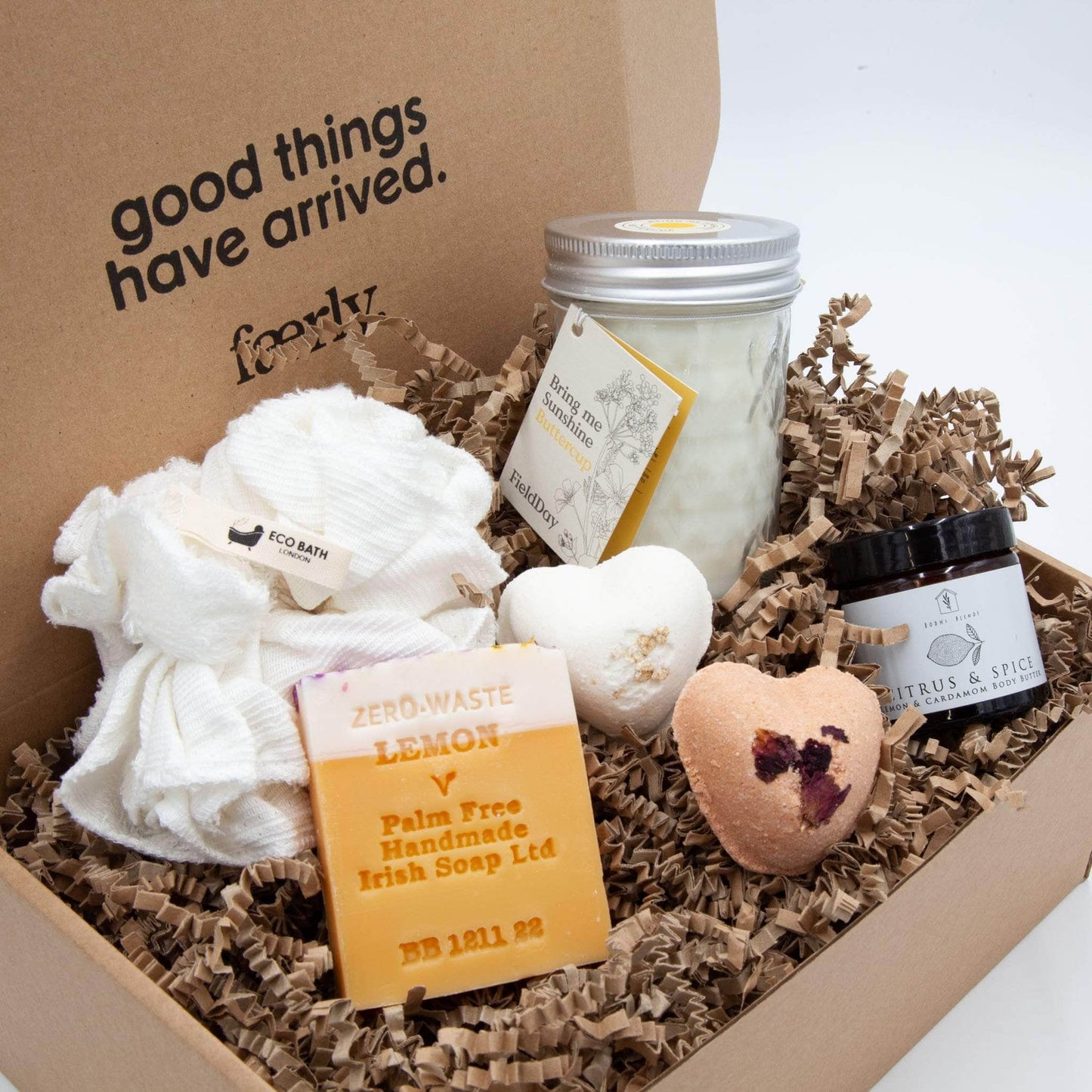 Faerly Gift Box Sunshine Flowers Treat Yo-Self - Self Care Gift Box