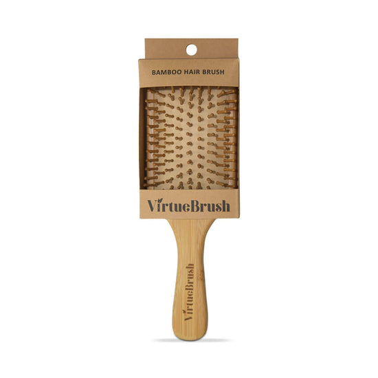 Virtue Brush Hair Brush Bamboo Paddle Hair Brush - Virtue Brush