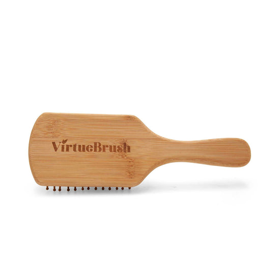 Virtue Brush Hair Brush Bamboo Paddle Hair Brush - Virtue Brush