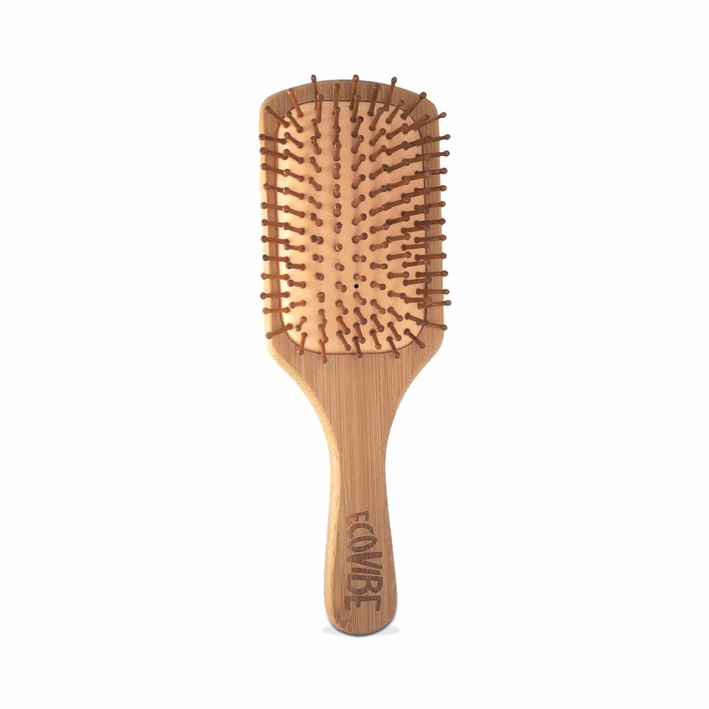 EcoVibe Hair Care Bamboo Paddle Hairbrush - EcoVibe