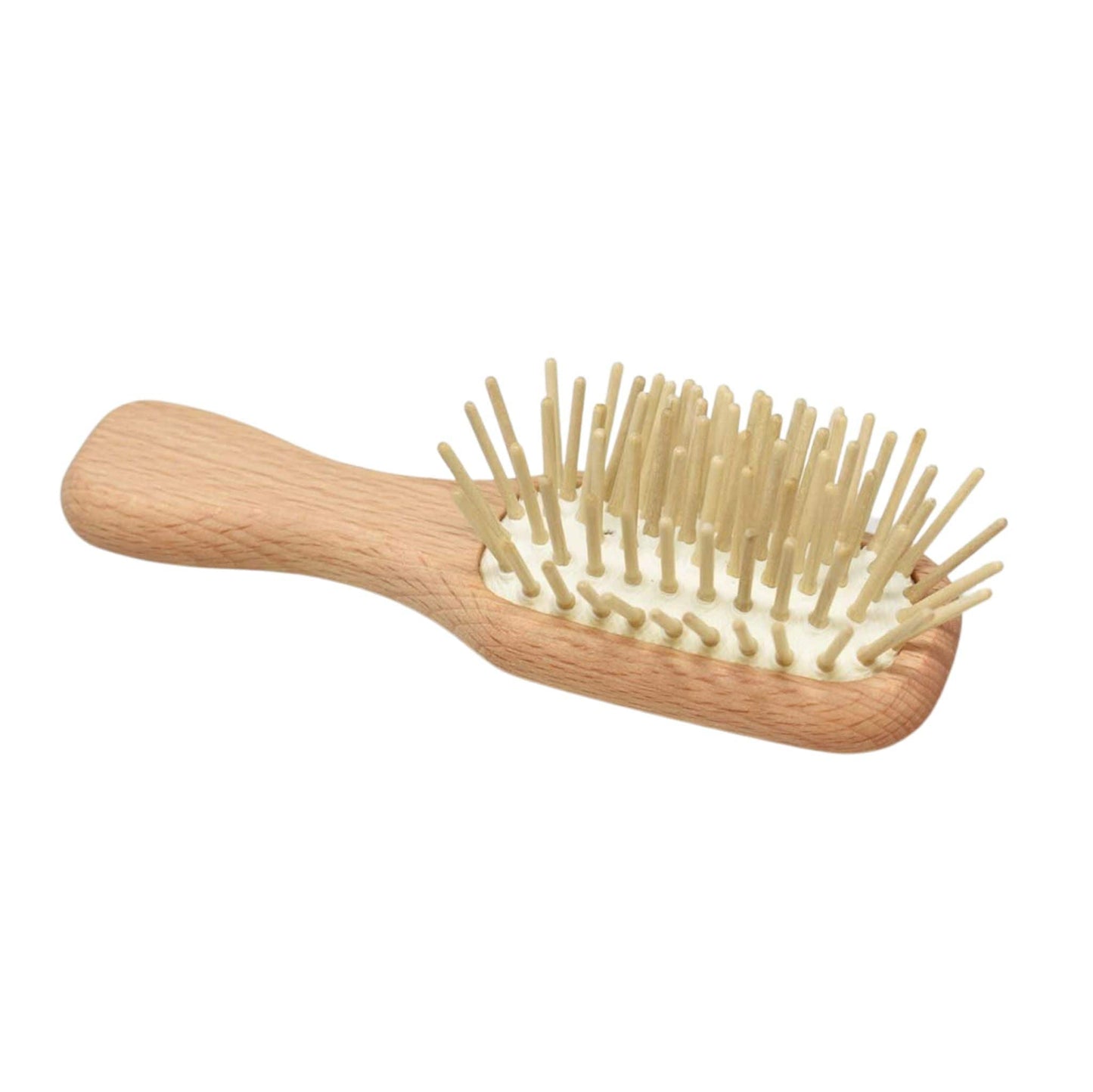 ecoLiving Hair Care Mini Wooden Plastic-Free Hairbrush (FSC 100%) - EcoLiving