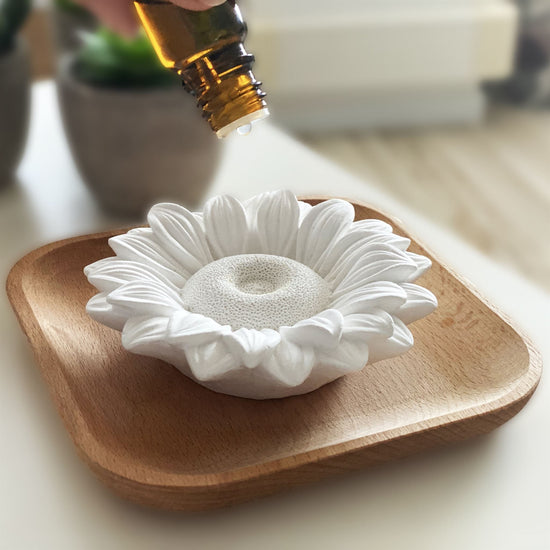 Load image into Gallery viewer, Innobiz Home Fragrance Accessories Flameless Essential Oil Diffuser Stone - Astelia Flower
