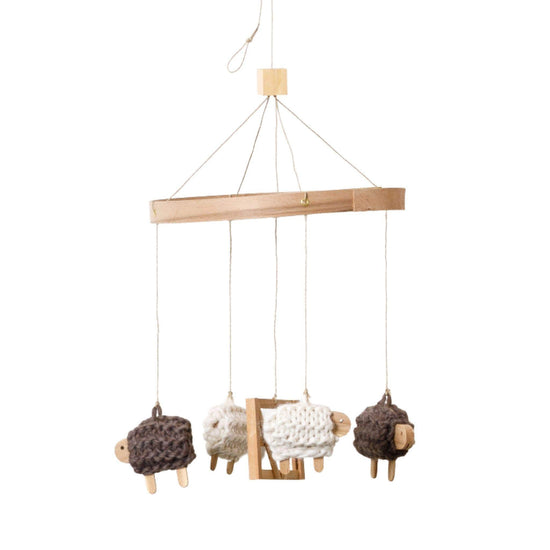 Load image into Gallery viewer, Sam agus Nessa Homewares Counting Sheep Baby Mobile - Sam agus Nessa
