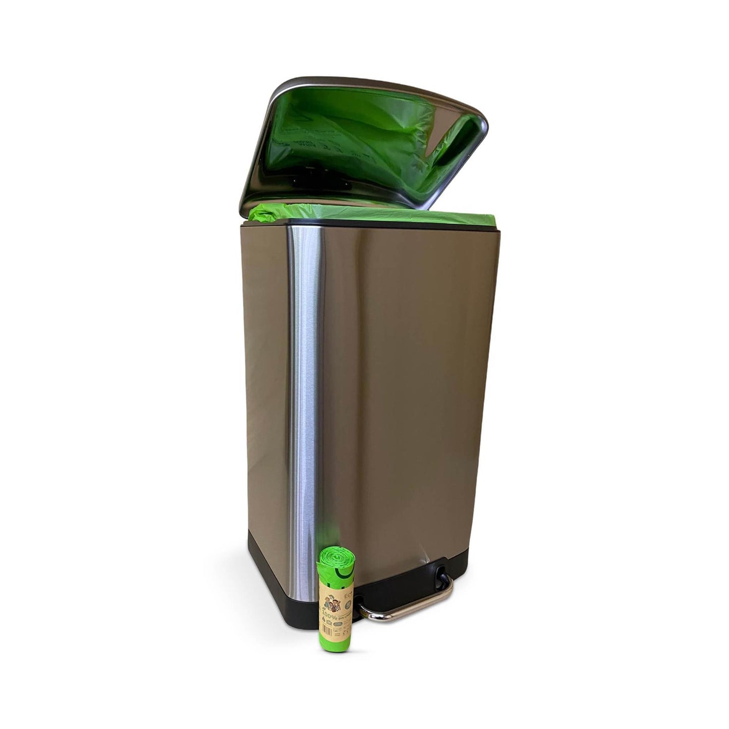 60L Rubbish Bag Refuse Sack Bin Liner Waste Disposal Garbage Bag