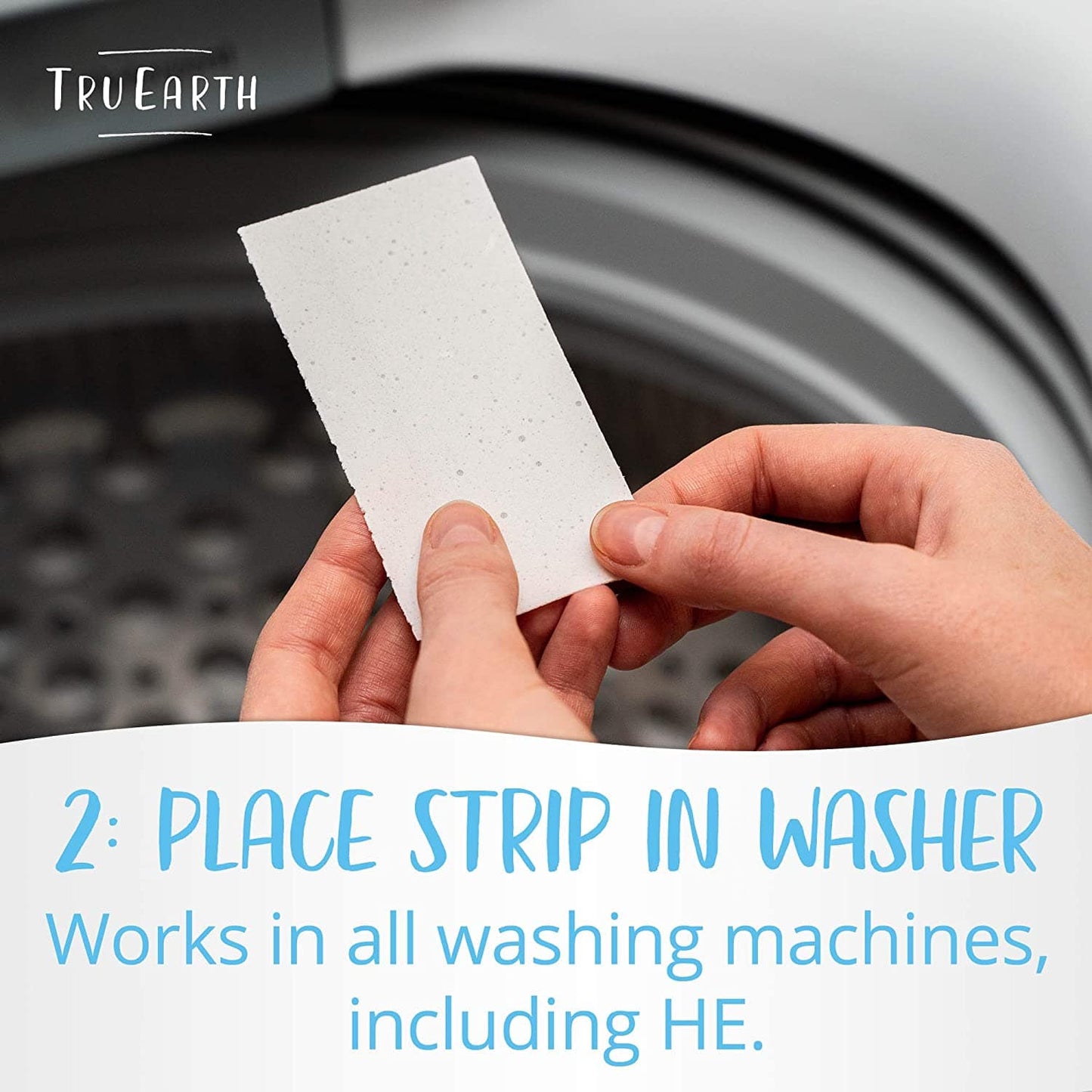 Tru Earth Laundry Detergent Tru Earth Platinum Heavy Duty Laundry Eco Strips - Fresh Linen - 32 Loads