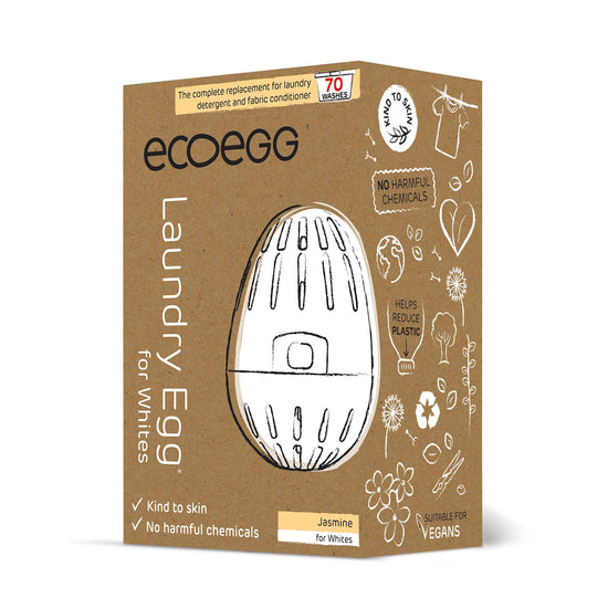 Eco Egg Laundry Eco Egg Laundry Egg For Whites - 70 Washes - Jasmine Infusion