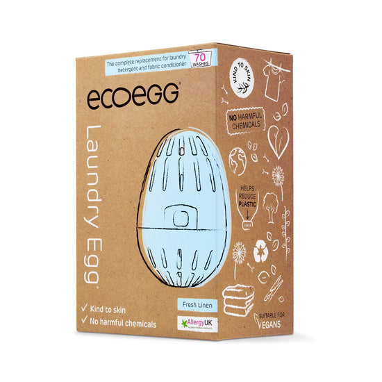 Load image into Gallery viewer, Eco Egg Laundry Eco Egg - Laundry Egg - Fresh Linen 70 Wash
