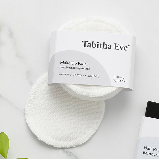 Load image into Gallery viewer, Tabitha Eve Make Up Tabitha Eve - Organic Cotton And Bamboo Reusable Makeup Rounds - Set of 10
