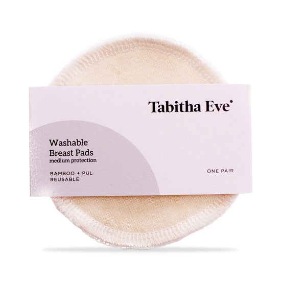 Tabitha Eve Maternity Tabitha Eve - Washable & Reusable Bamboo Breast Pads Pair (Medium)