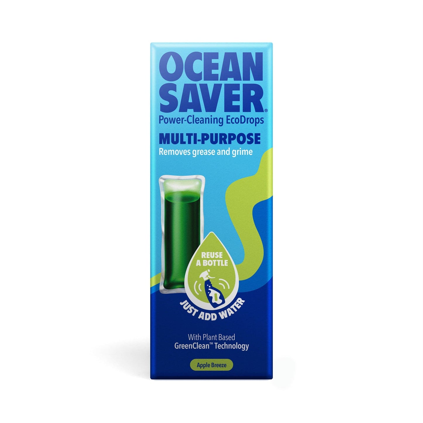 Ocean Saver Muti-surface Cleaners Multi-Purpose Cleaner Refill Drop, Apple - OceanSaver