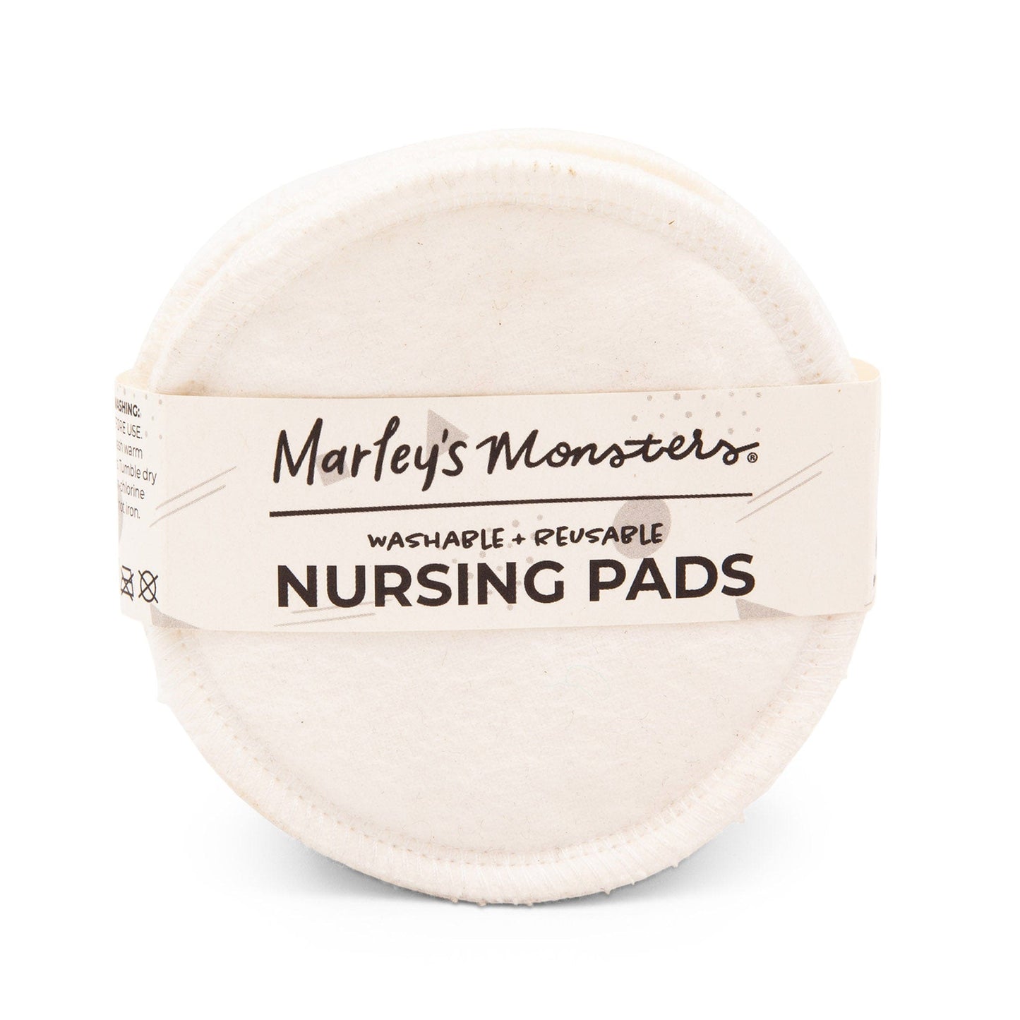 Marley's Monsters Nursing Pads Washable & Reusable Nursing Pads - 3 Pairs - Marley's Monsters