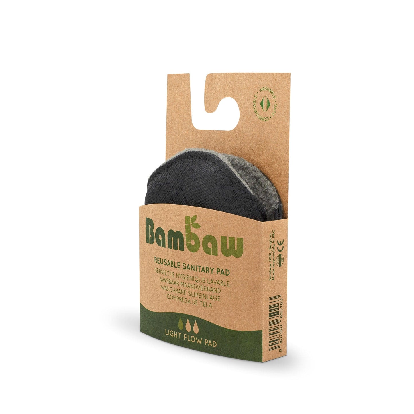 Load image into Gallery viewer, Bambaw Period Products Bamboo Charcoal Reusable Period Pad - Bambaw
