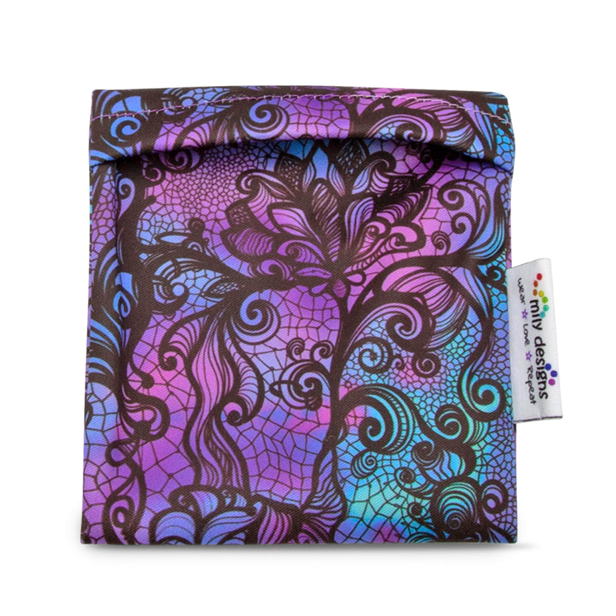 Reusable Pad Wrapper Mily Designs Reusable Menstrual Pad Wrapper / Wet Bag - Surprise Print ...