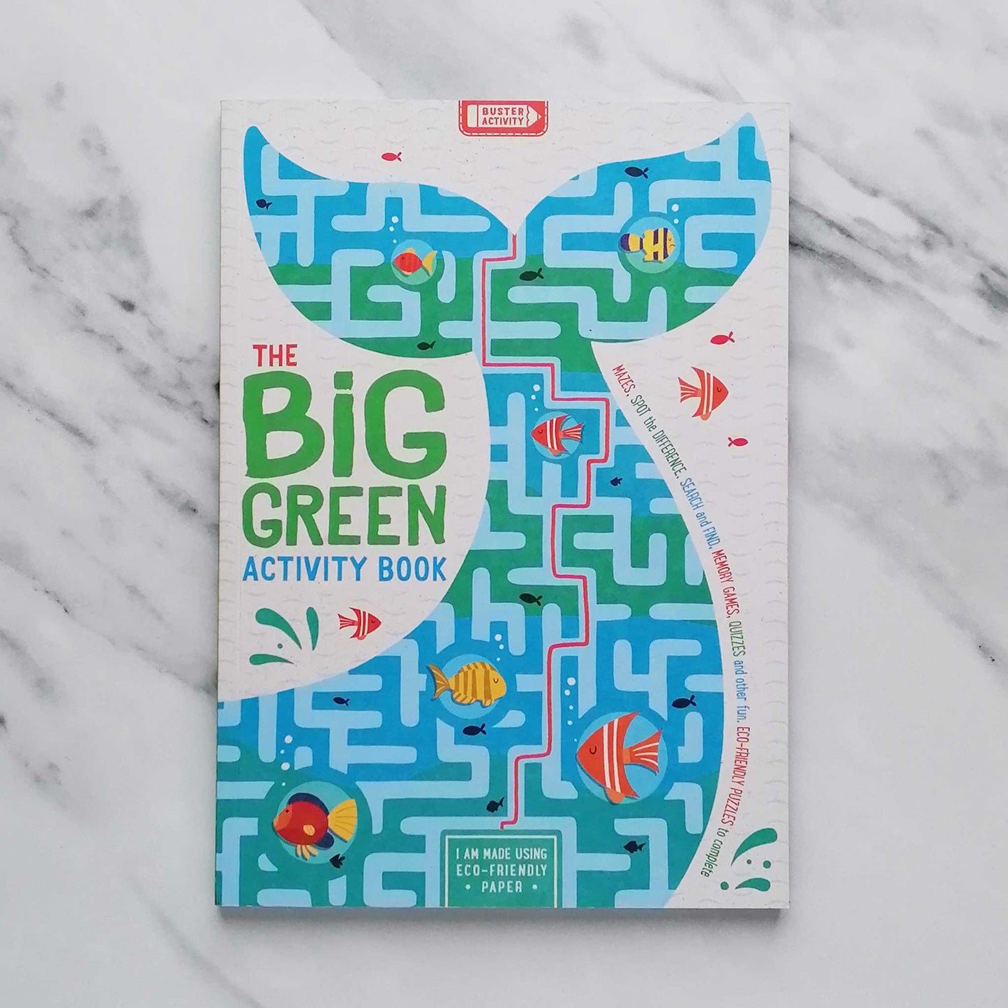 Our Bookshelf Print Books The Big Green Activity Book: Fun, Fact-filled Eco Puzzles for Kids to Complete