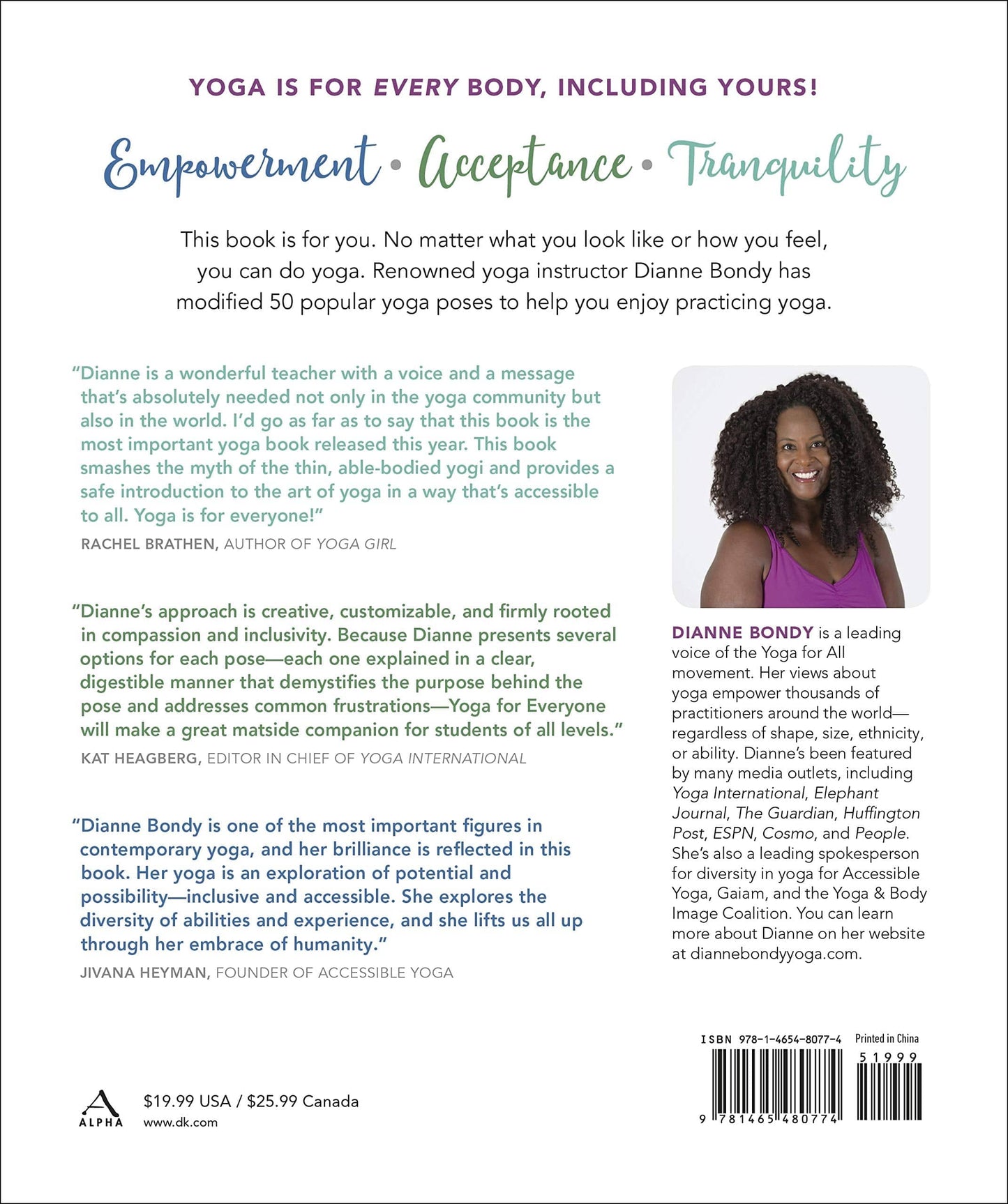 Our Bookshelf Print Books Yoga for Everyone - 50 Poses for Every Type of Body