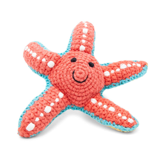 Pebblechild Rattles Fairtrade Crochet Rattle - Starfish