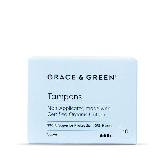 Grace & Green Sanitary Wear Grace & Green - Tampons Super Non Applicator